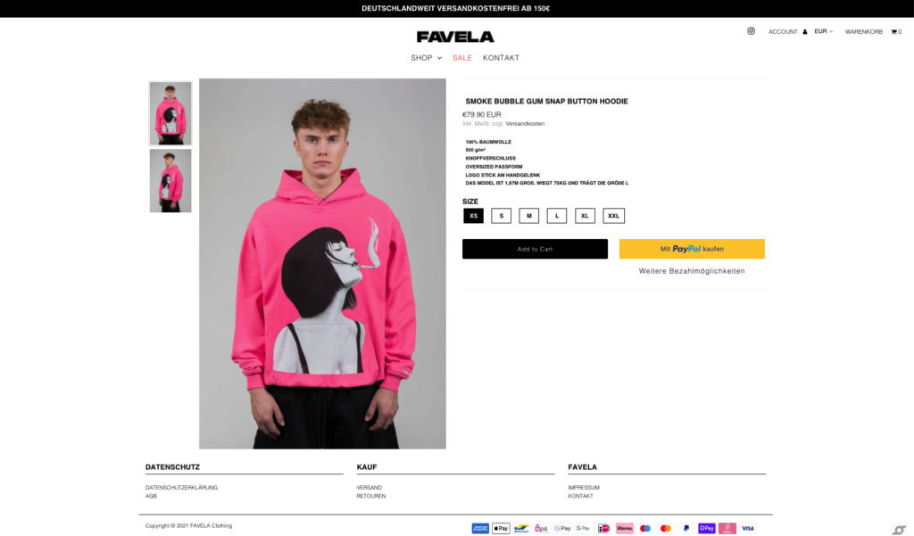 Male Model Duncan M. modelling for Favela Clothing Online Shop.
Pink Sweater, Hoodie